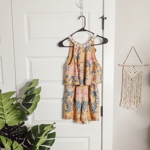 Hardly worn francescas open back romper